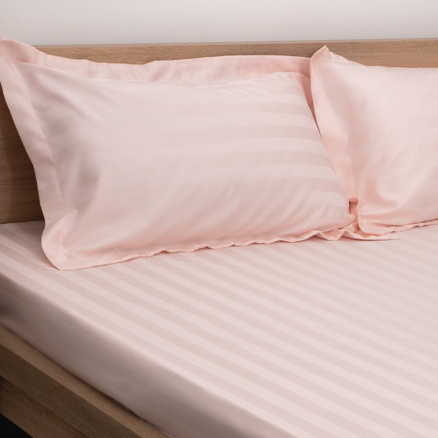 Stripe Comfort Bedsheet Set - Pastel Peach