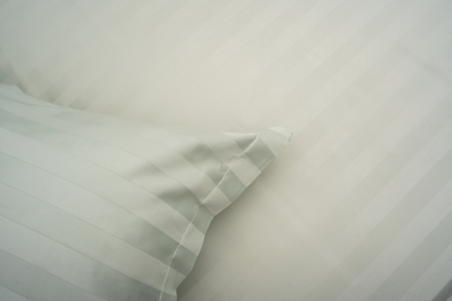 Stripe Comfort Bedsheet Set -Pastel Green