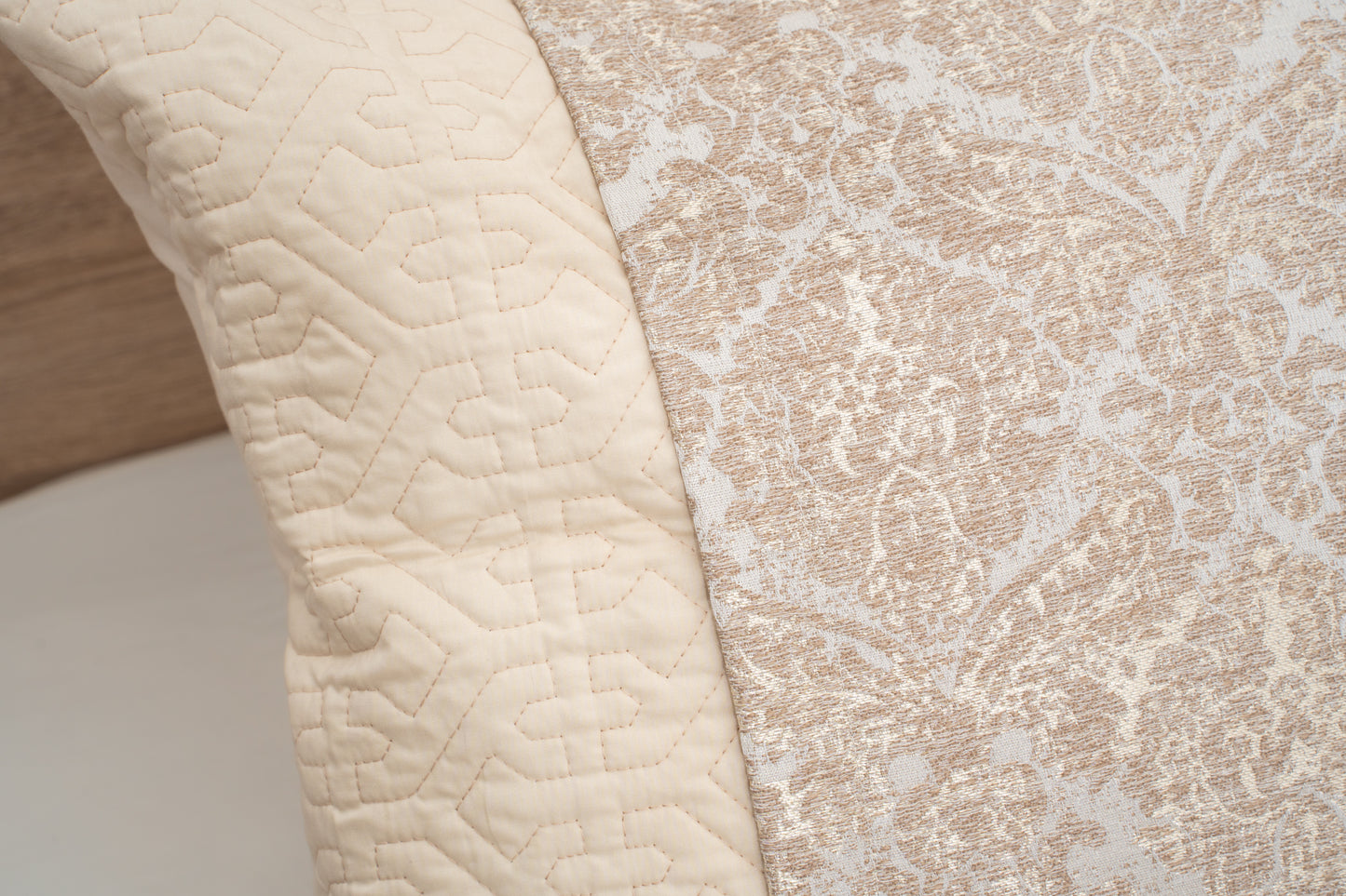 Elysian 5 Piece Quilt Set - Cream