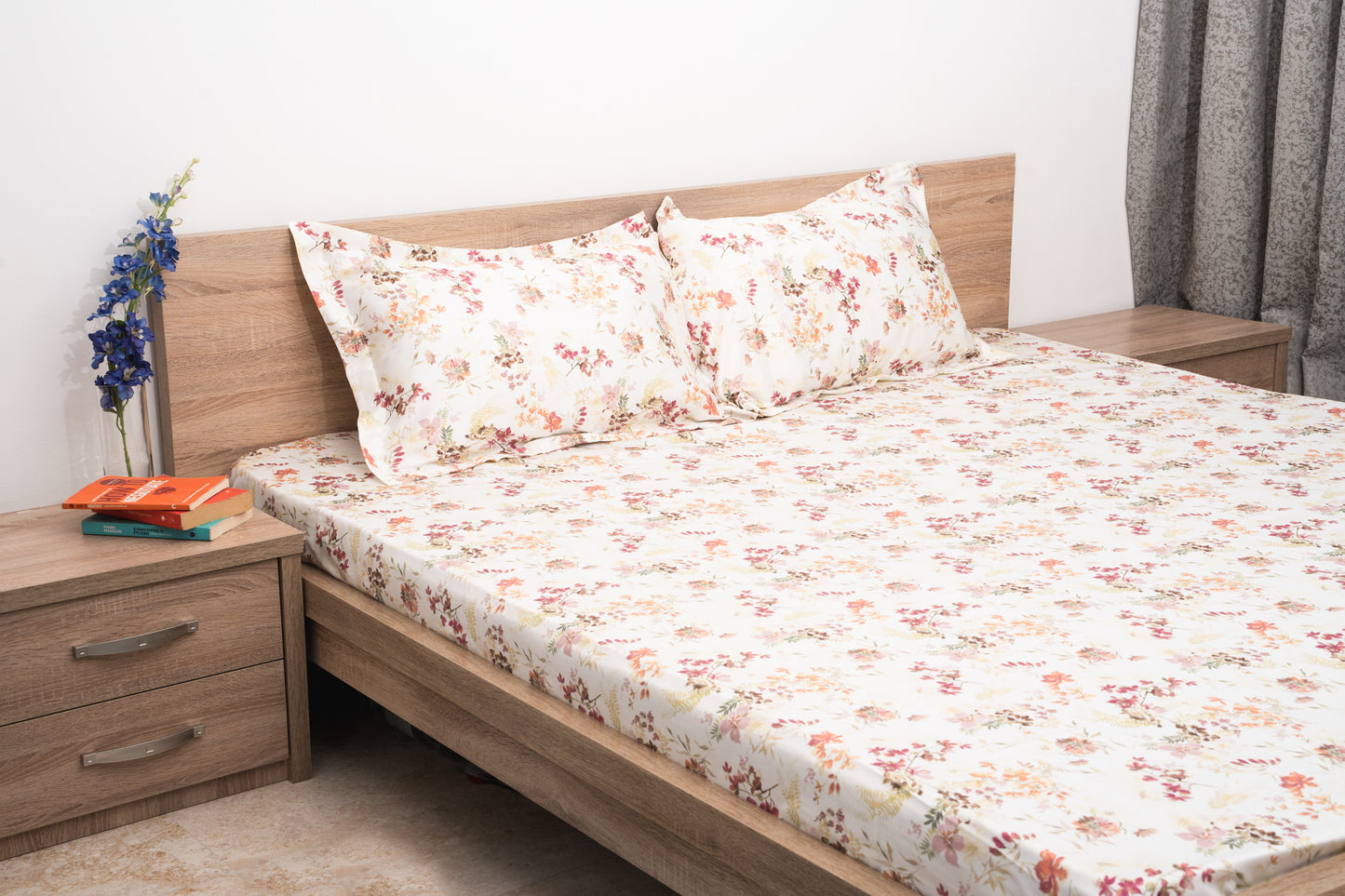 Garden Weave Bedsheet Set - Floral Print