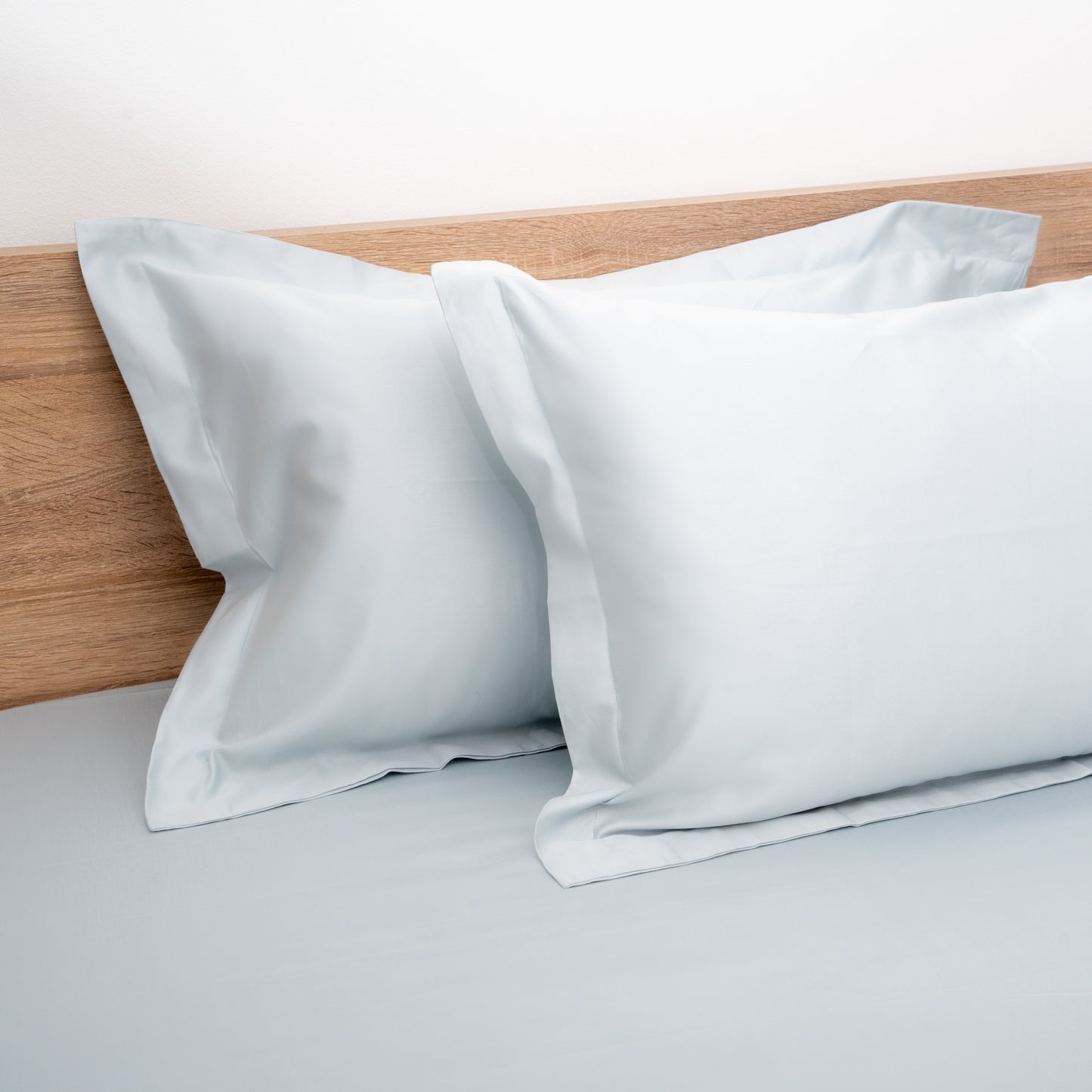 OpalSatin Bedsheet Set - Light Silver Blue