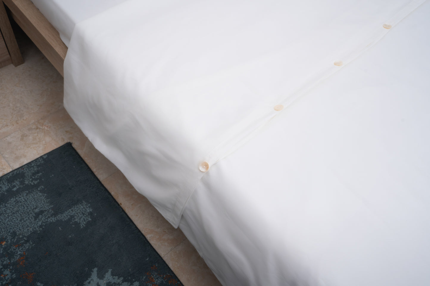 Eternal White Bedsheet Duvet Cover Set