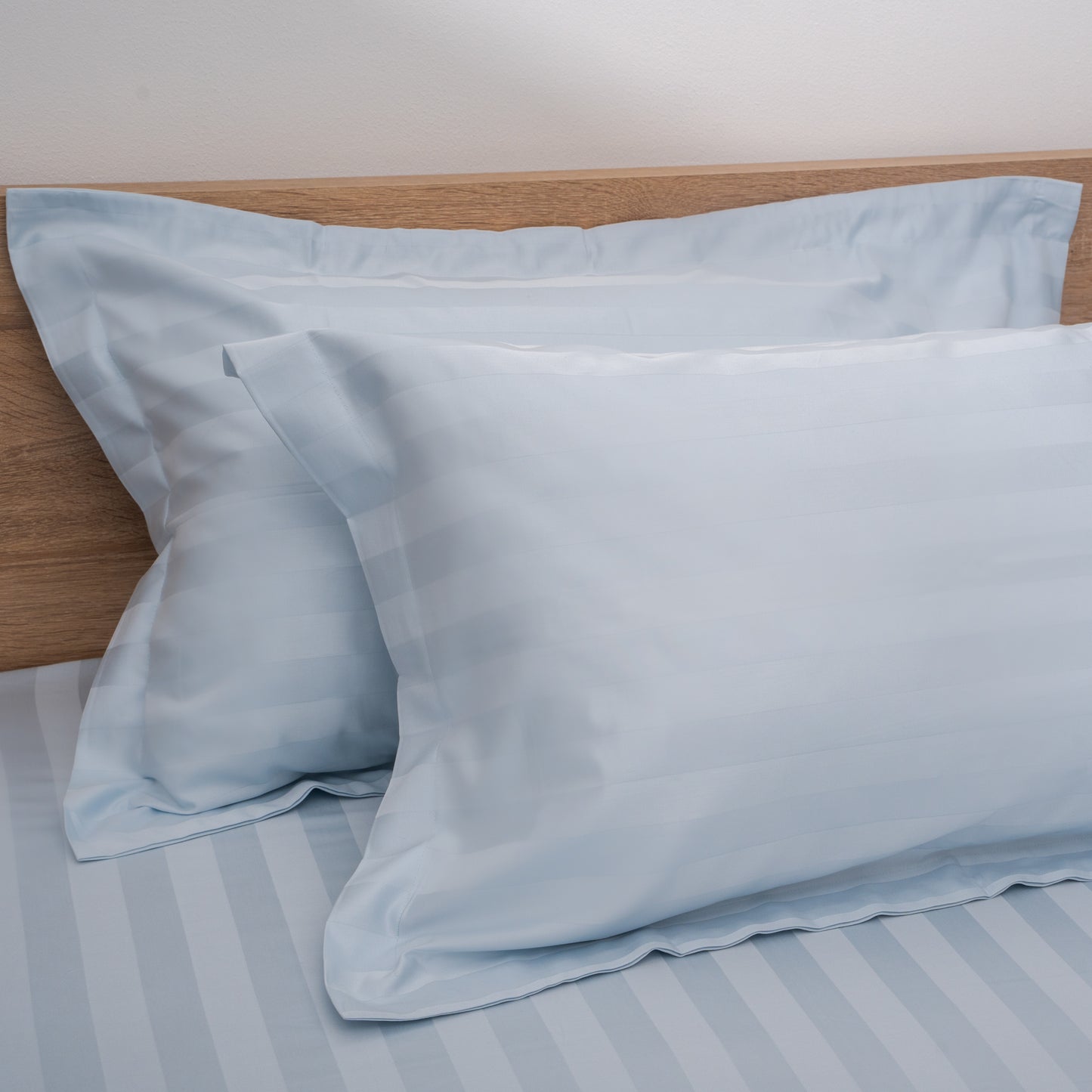 Stripe Comfort Bedsheet Set - Pastel Blue