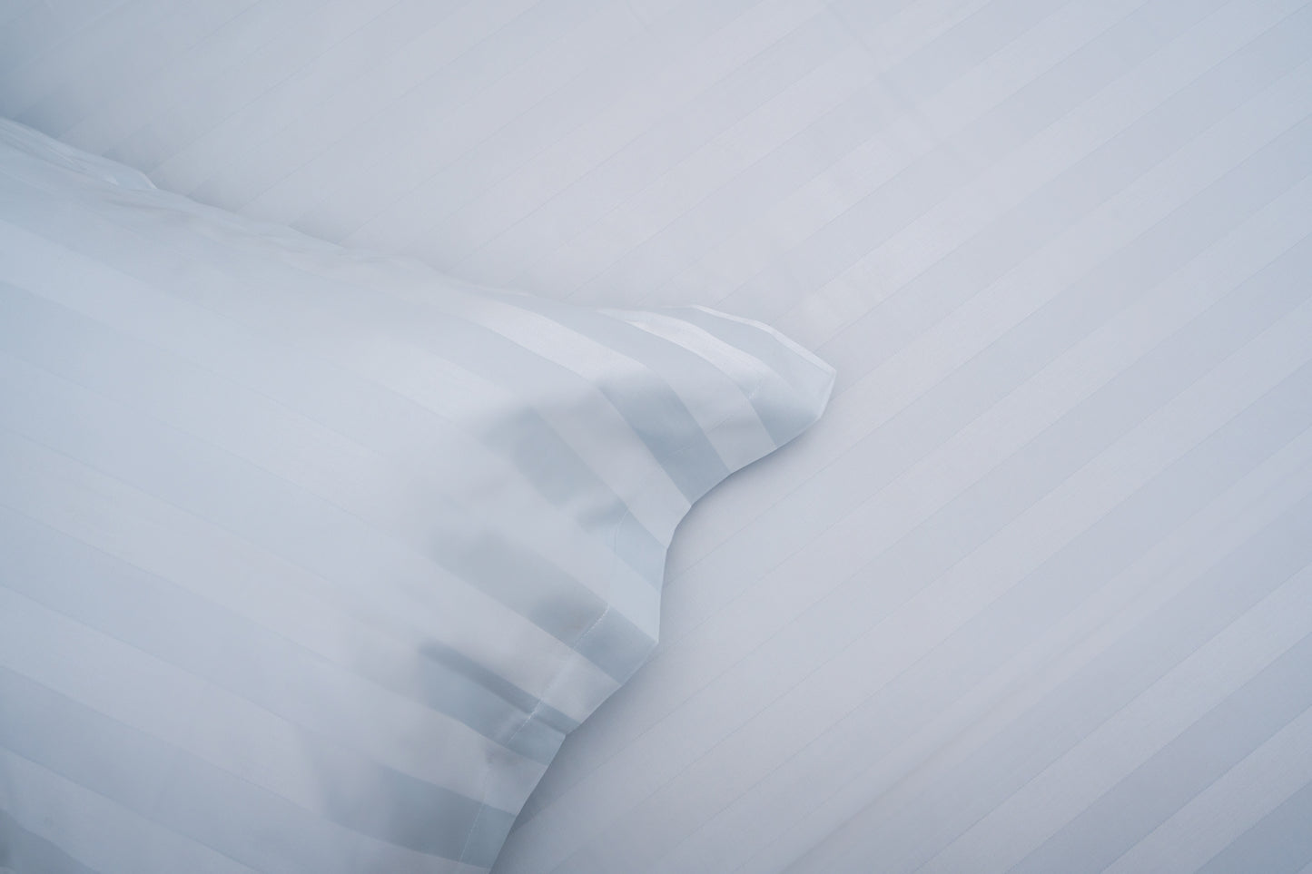 Stripe Comfort Bedsheet Set - Pastel Blue
